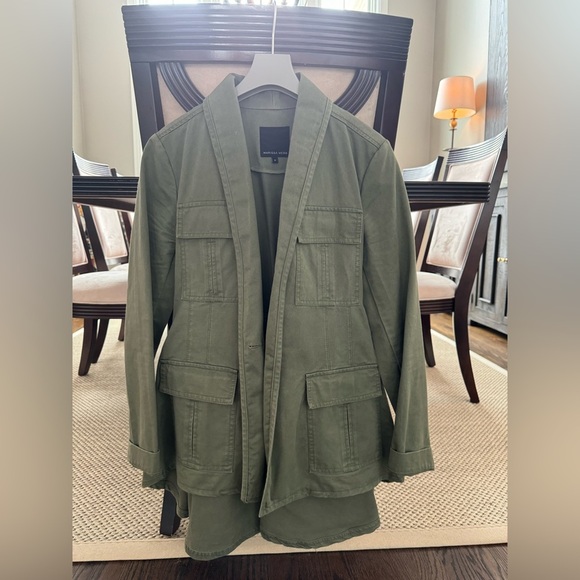 Marisa Webb Peplum Cut Military Jacket - Picture 2 of 6